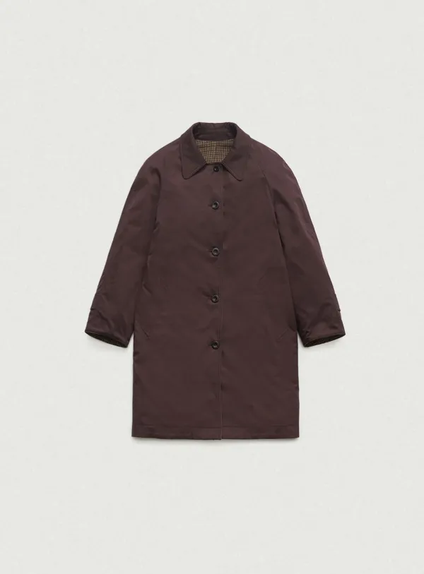 Bastide Reversible Trench Coat_Burgundy