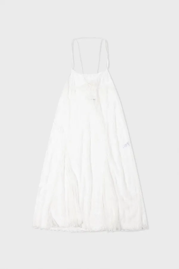 Lace Sleeveless Dress_Ivory