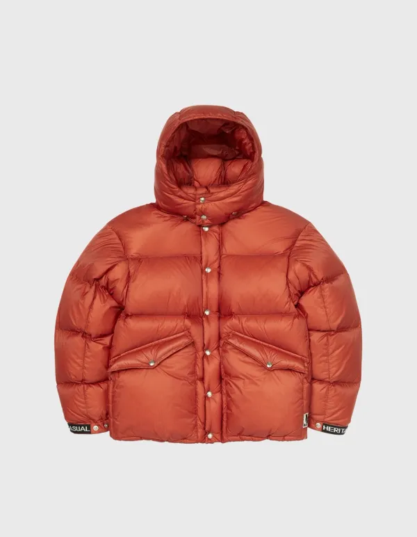 CHILDREN RIPSTOP GOOSE DOWN PARKA / Orange