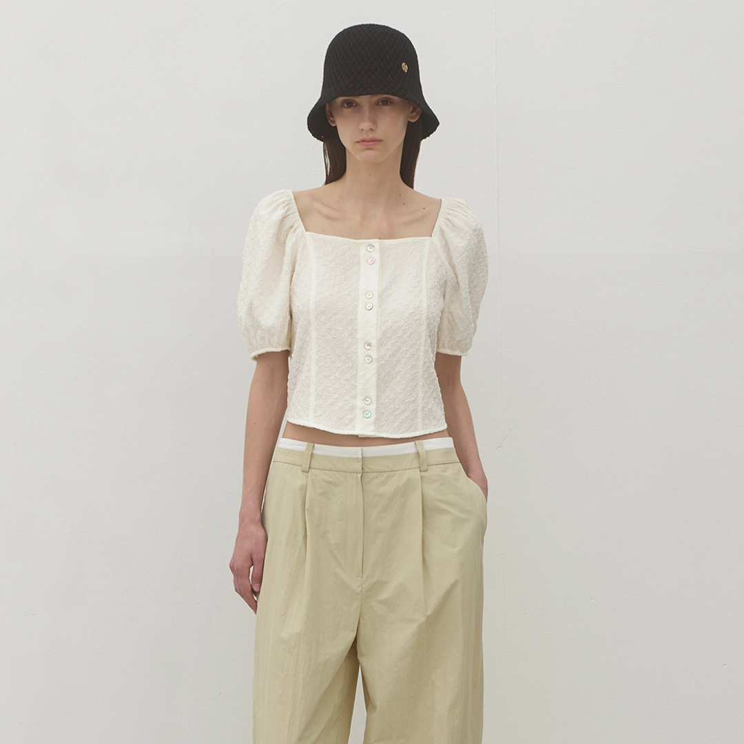 아뜰리에 나인 (BL-4215)BENNY PUFF FEMININE BLOUSE 상품 이미지 2