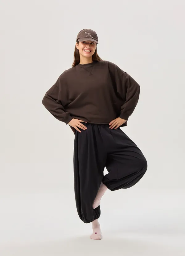 BM logo sweat top (Unisex)_Coffee Bean