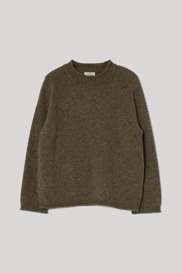 Nep wool sweater (Beige)