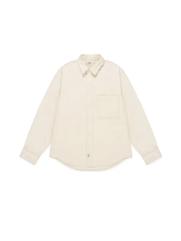G CLASSIC COTTON TWILL SHIRT (IVORY)