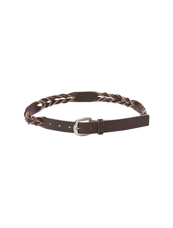 TWISTED BELT [BROWN]