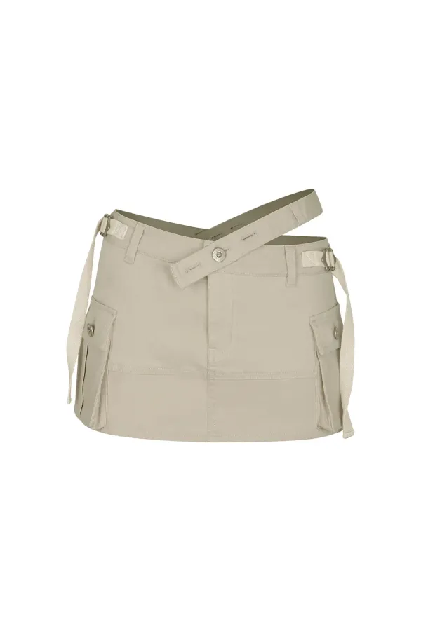 NIX MINI SKIRT beige