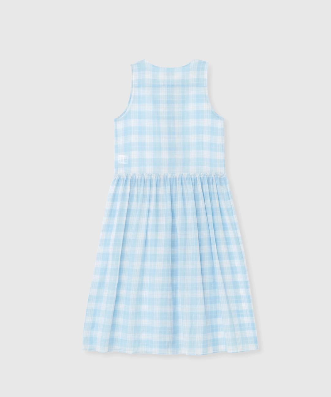 니히 Sheer tartan dress (Sky blue) 상품 이미지 2