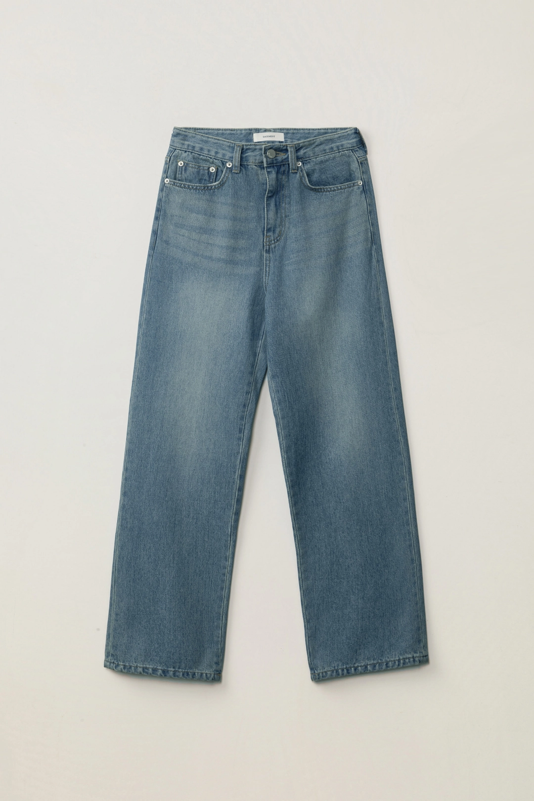 세이지먼트 CORA WASHED DENIM PANTS_DENIM 상품 이미지 3