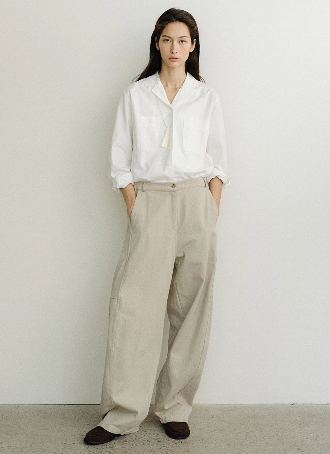 르닐 Elio Shirt (Ivory) 상품 이미지 3