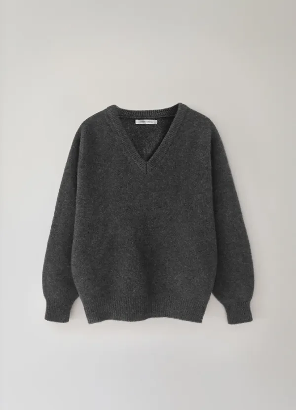 7TH / Pound alpaca sweater (Dove)