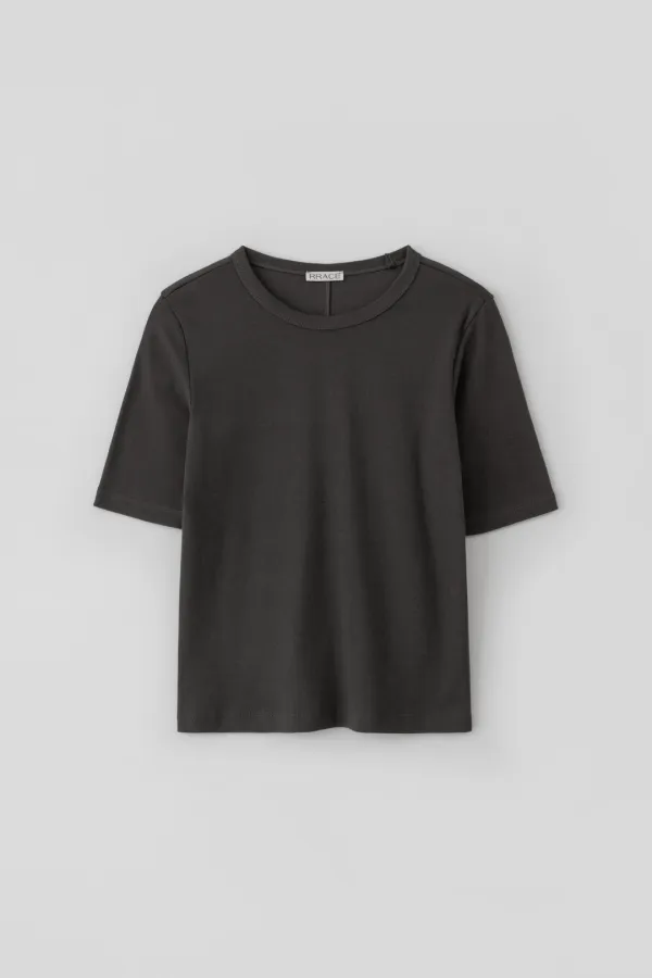 Seamless Slim Top_Charcoal