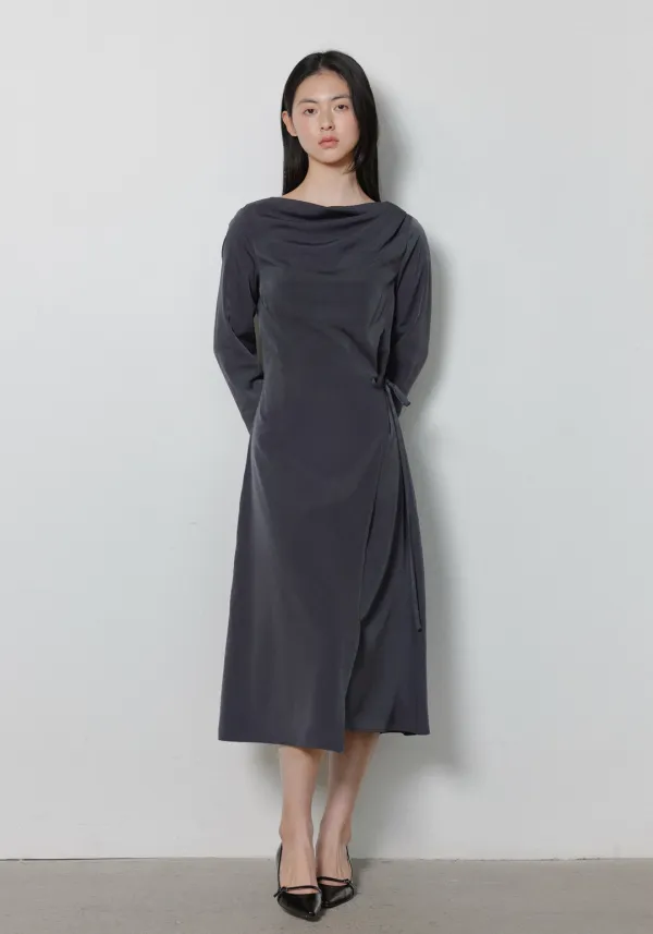 Claire Drape Layered OPS (Charcoal)