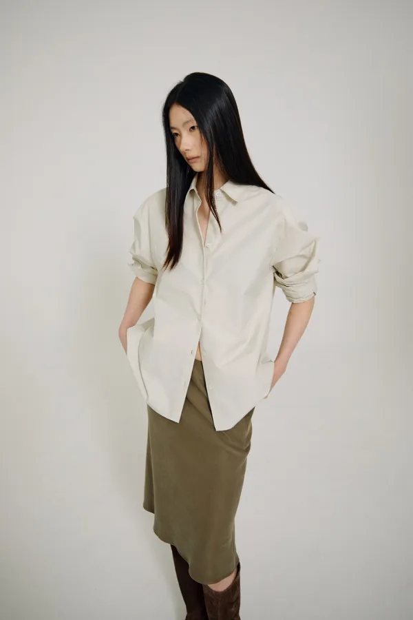 Matis Cotton Shirt (Clay)