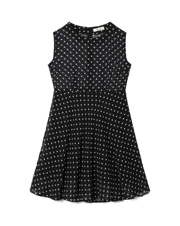 Moss Dress_Black Dot
