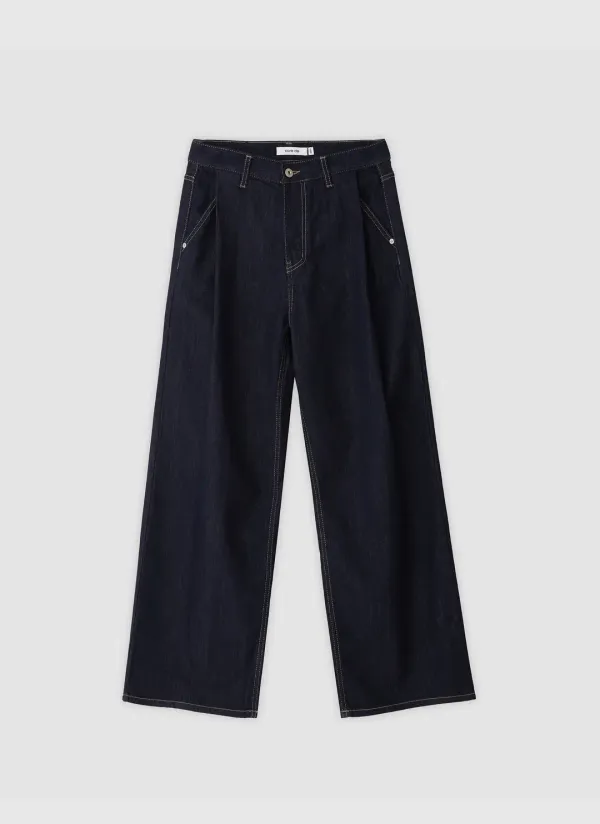 [39차/예약배송] Nonfade pintuck denim (raw denim)
