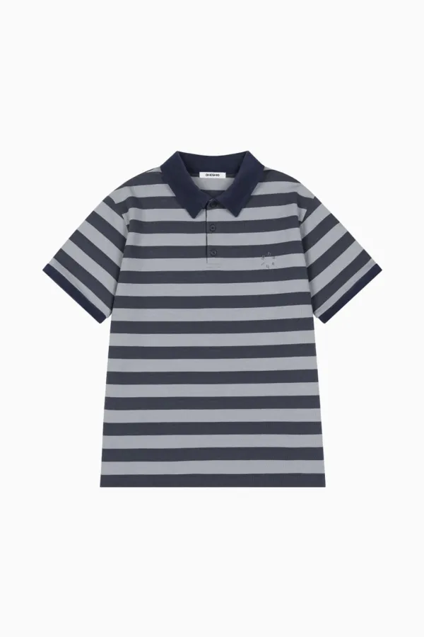 PK STRIPE SHIRT, BLUE