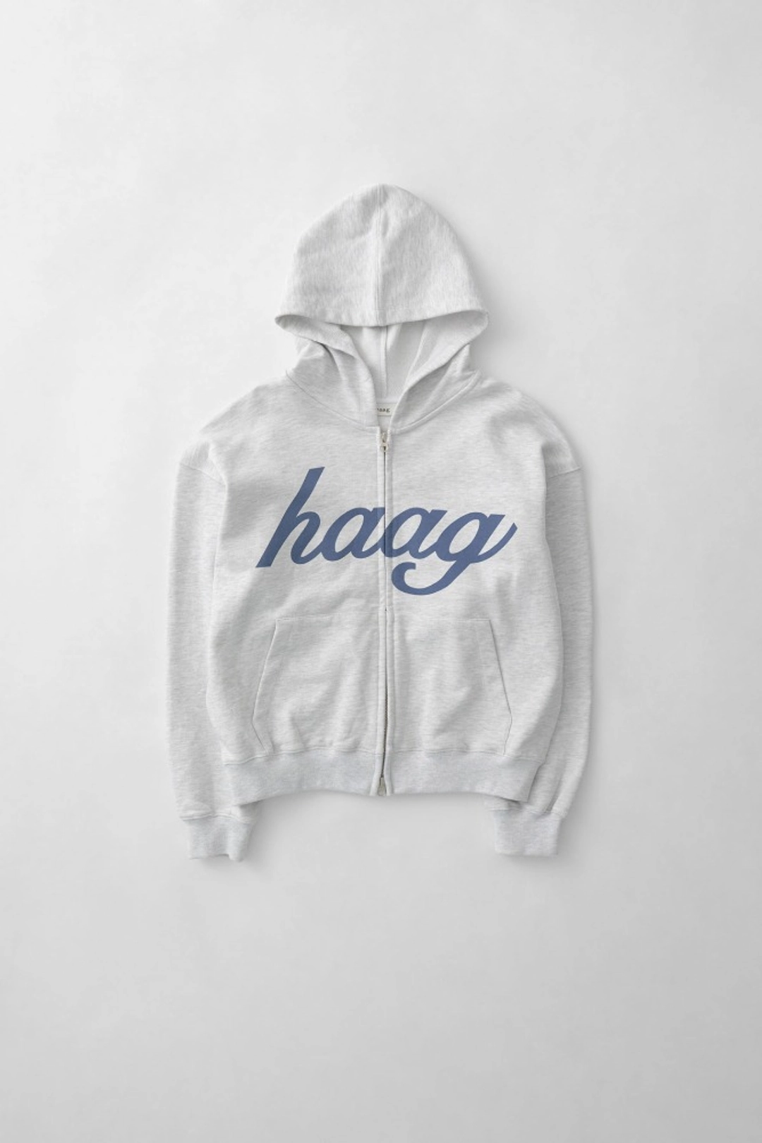 a mix hoodie zip-up