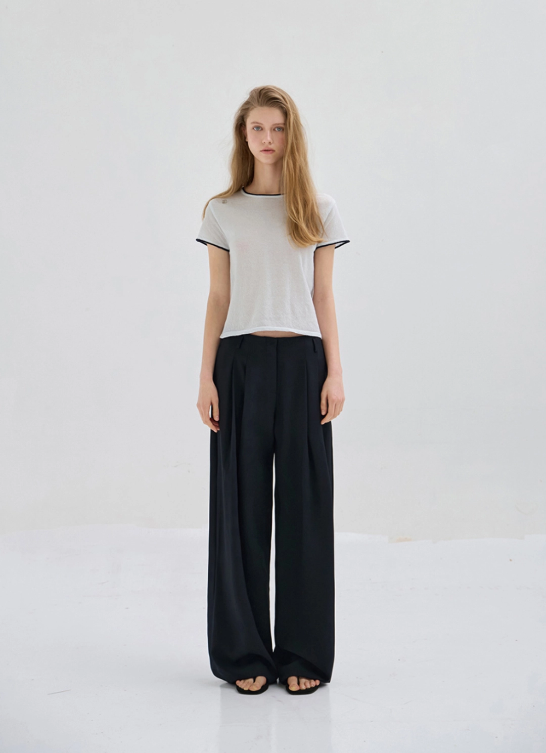 오디에스 [10th 재입고] Thin Gave Slacks (Navy) 상품 이미지 2