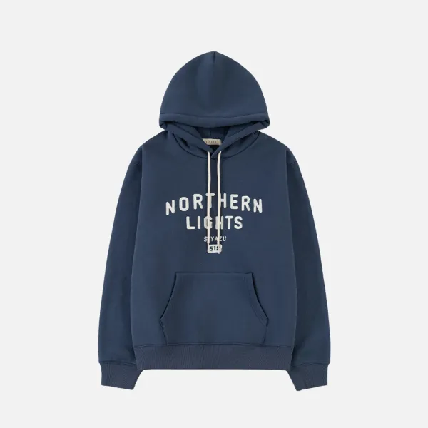 SITP5251 NORTHERN LIGHTS 기모 후드티_Navy