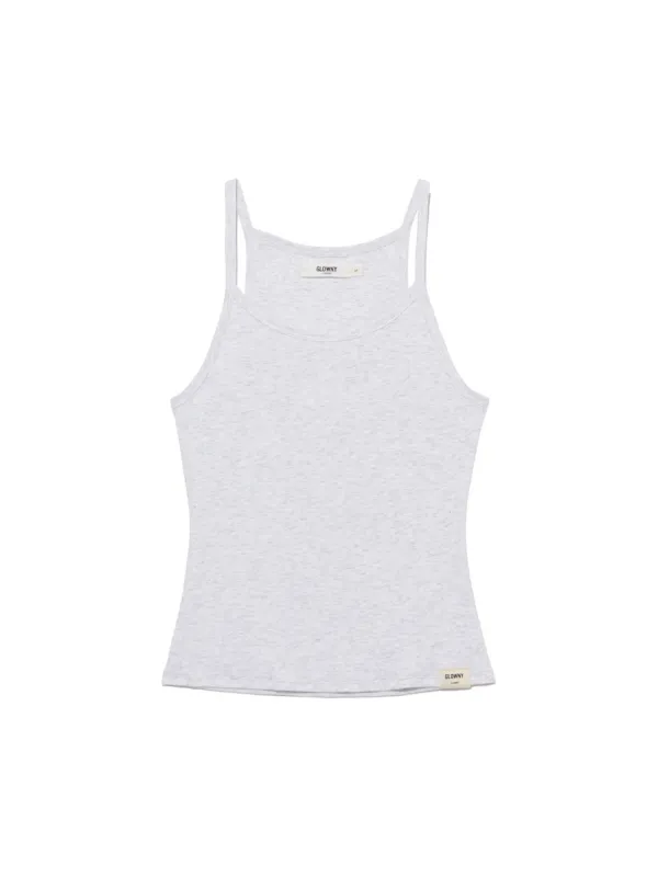 G FINE STRAP CAMISOLE (MELANGE GRAY)