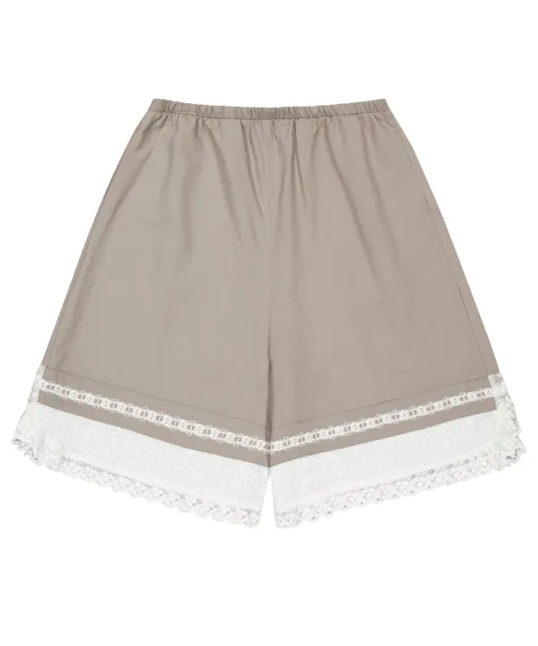 LACE SHORTS COCOA