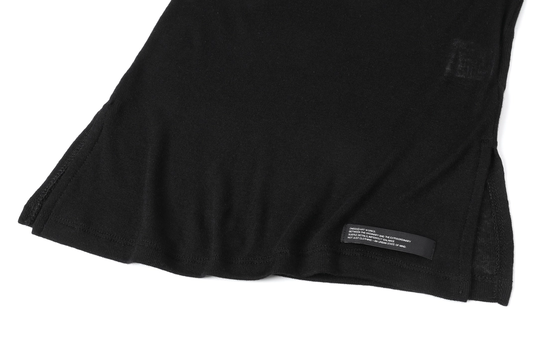 이네기 [3rd Reorder] Veiled Collar Short Sleeve (black) 상품 이미지 2