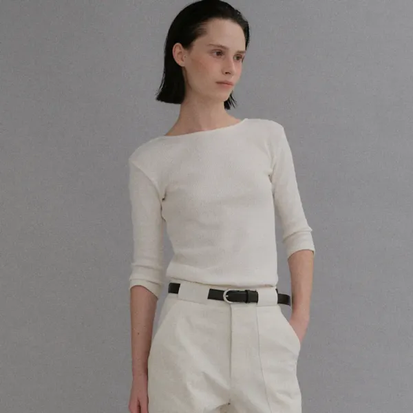 Classic leather belt_black