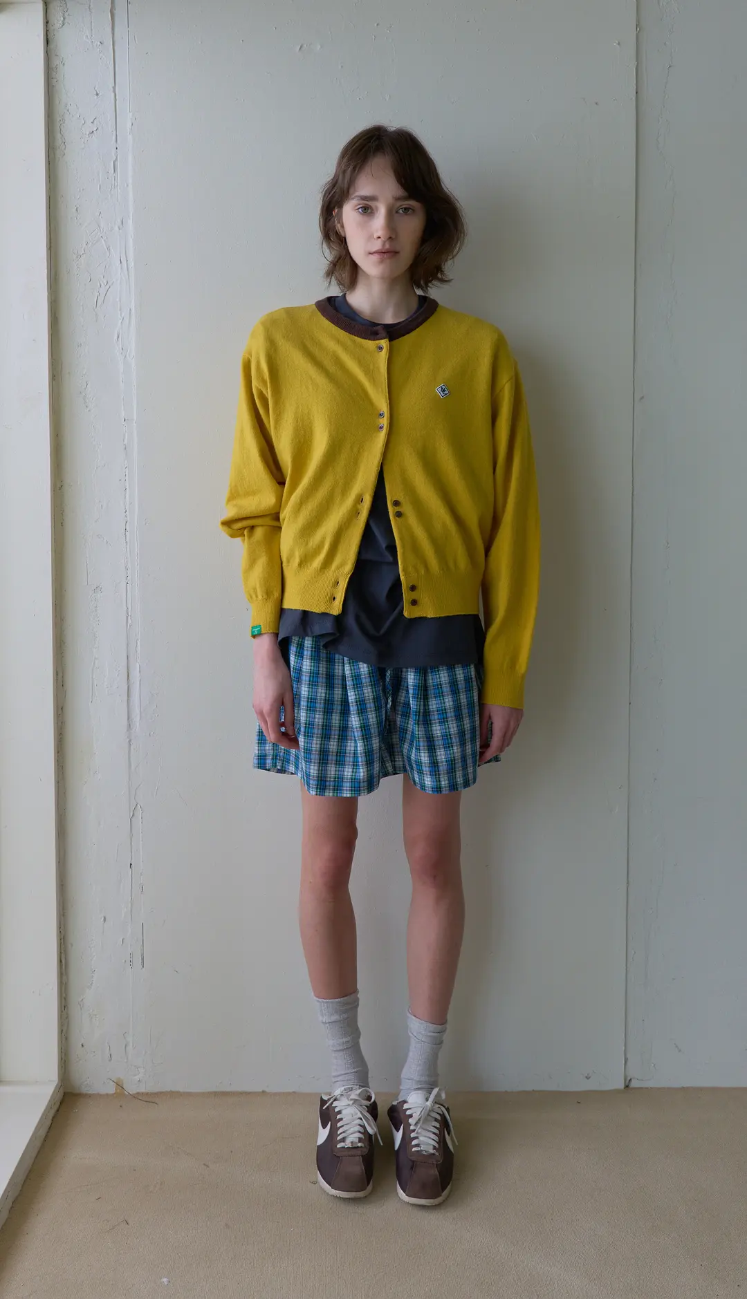 노컨텐츠 164. Coloring Cardigan _ Mustard 상품 이미지 3