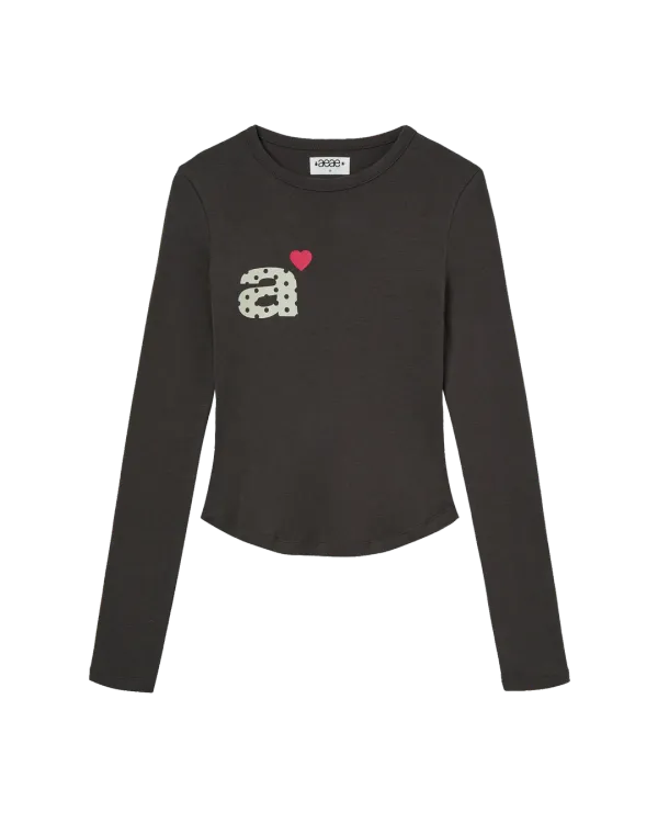 DOT SMALL LETTER L/S [DARK BROWN]