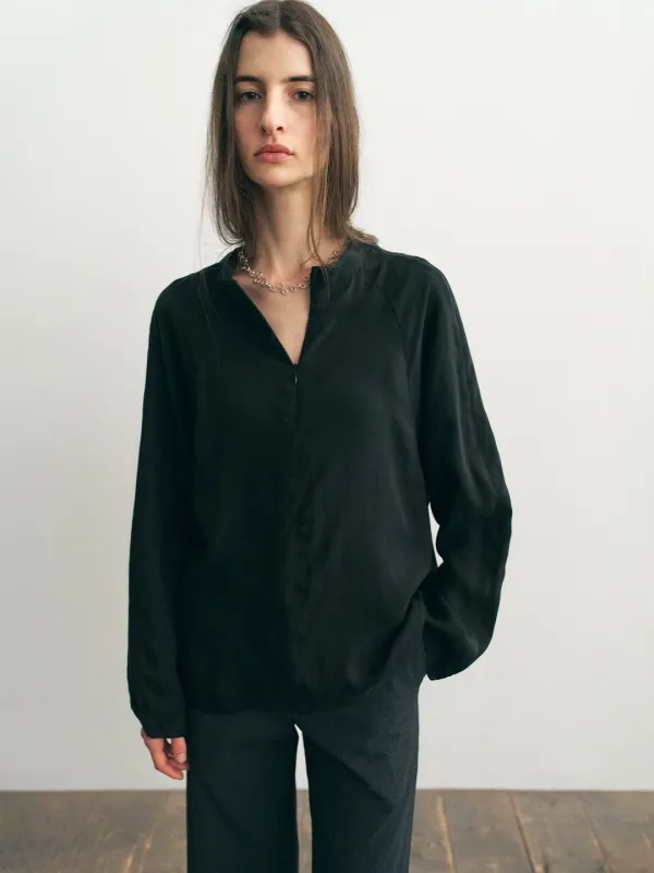 Hazel Two-Way Blouse_Black