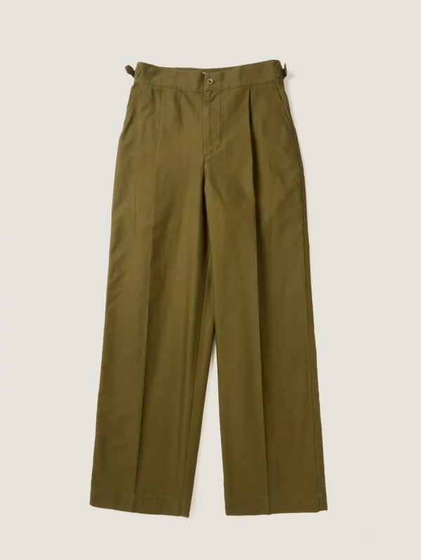 50\'s ITALIAN ARMY CHINO PANTS [ Golden Brown ]