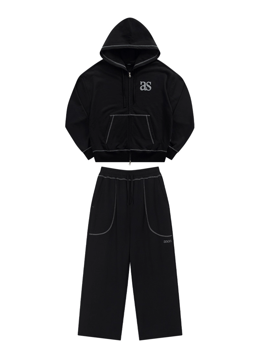 애즈온 [SET] MORROW TRAINING SET-UP / BLACK 상품 이미지 3