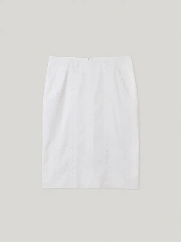 Romaine Skirt Ivory