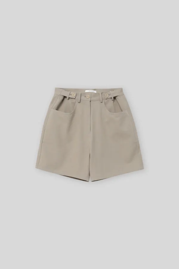 Blunt half pants (khaki beige)