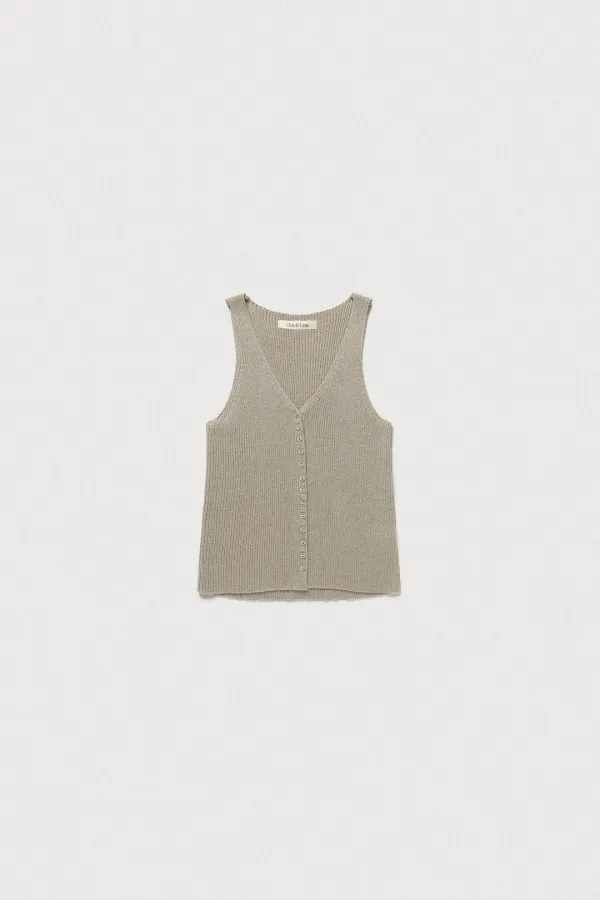 VIA SLEEVELESS KNIT
