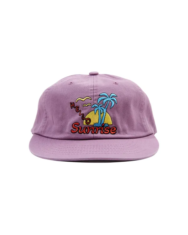 Palm Tree Logo 6Panel Cap_Lavender