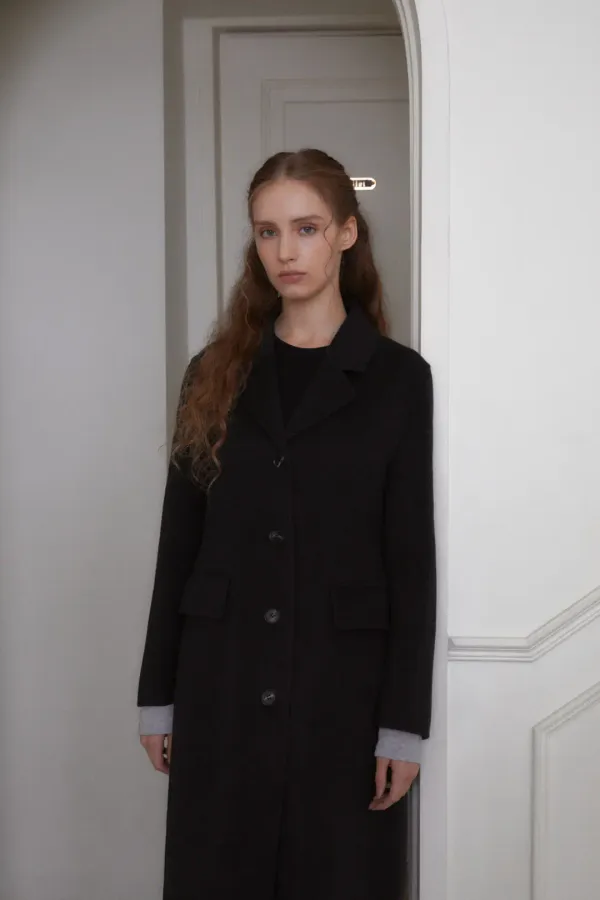 (시즌오프) Simone Coat / Deep Charcoal