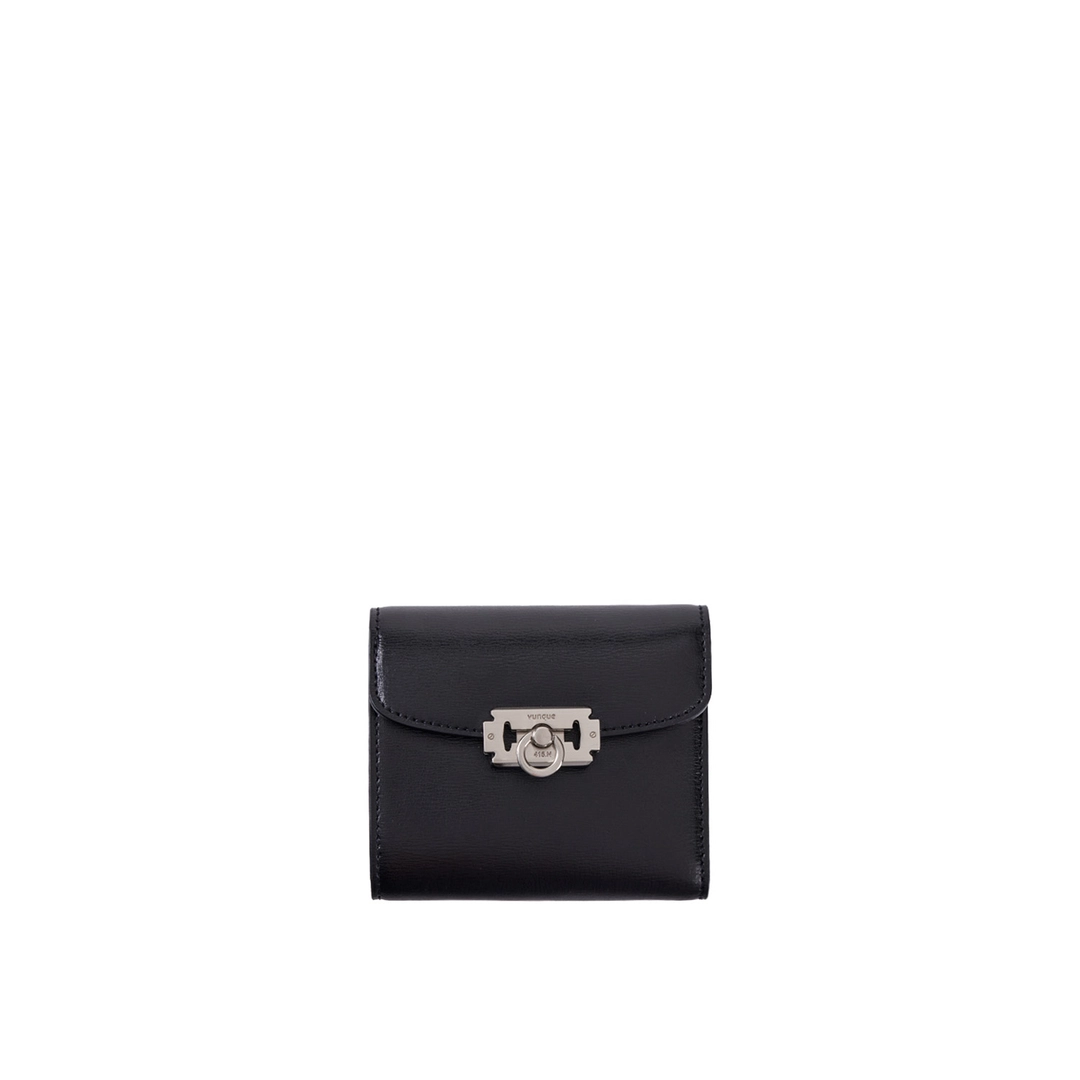 분크 Occam Ring Square Half Wallet (오캄 링 스퀘어 반지갑) Black 상품 이미지 1