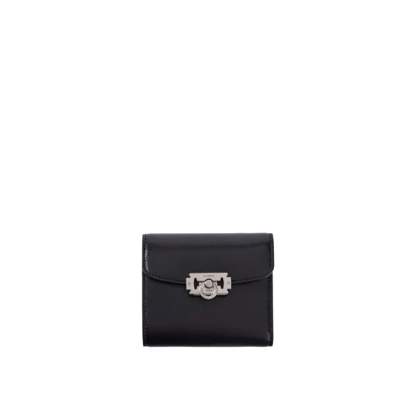 Occam Ring Square Half Wallet (오캄 링 스퀘어 반지갑) Black
