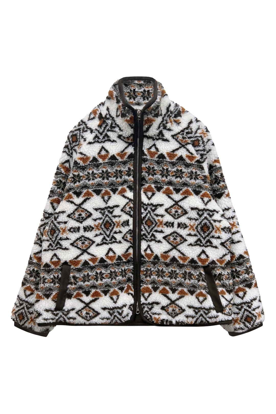 아리 NORDEN FLEECE JACKET / BROWN 상품 이미지 1