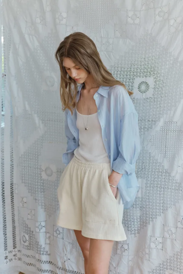 Travel Shorts (cream)