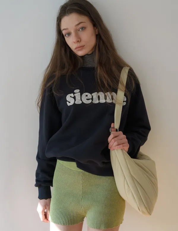 Sienne Lace Sweatshirts (Navy)