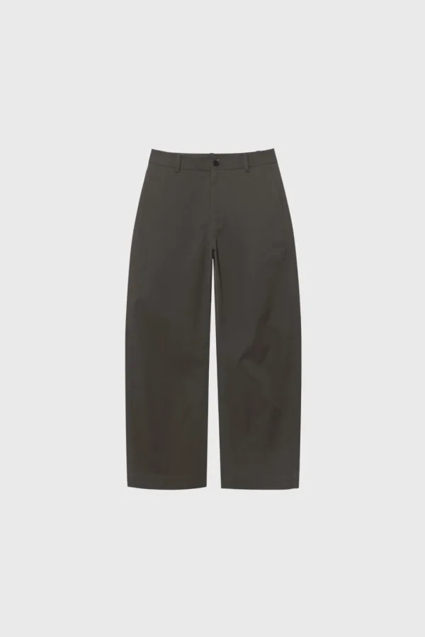 Hard cotton curve pants (gray / khaki / black)