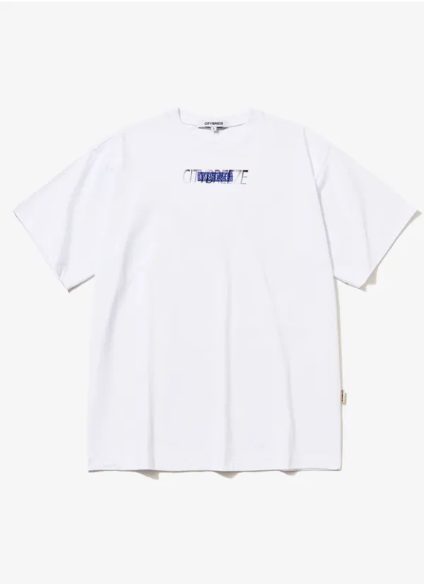 시티 페이드 반팔 티셔츠_WHITE