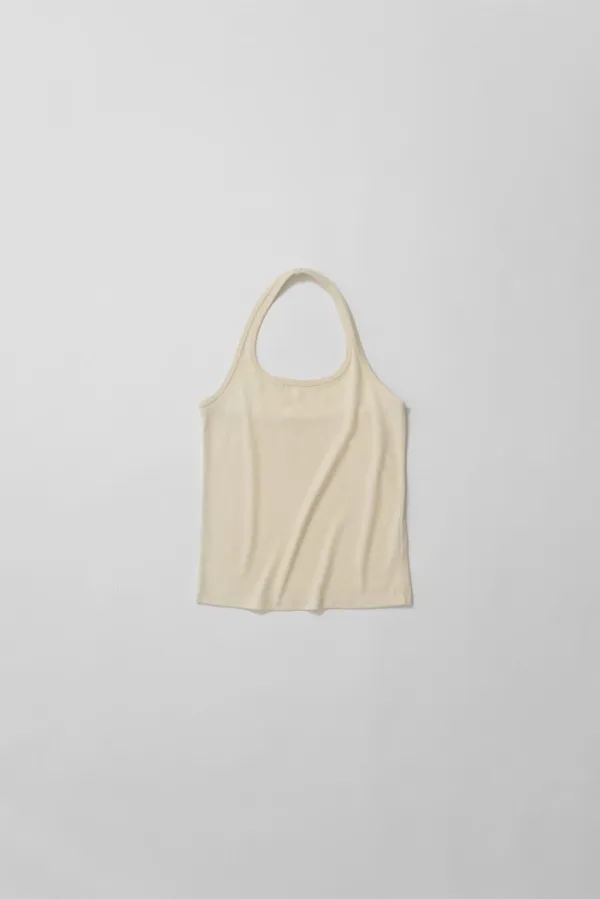 a halter cami (yellow)