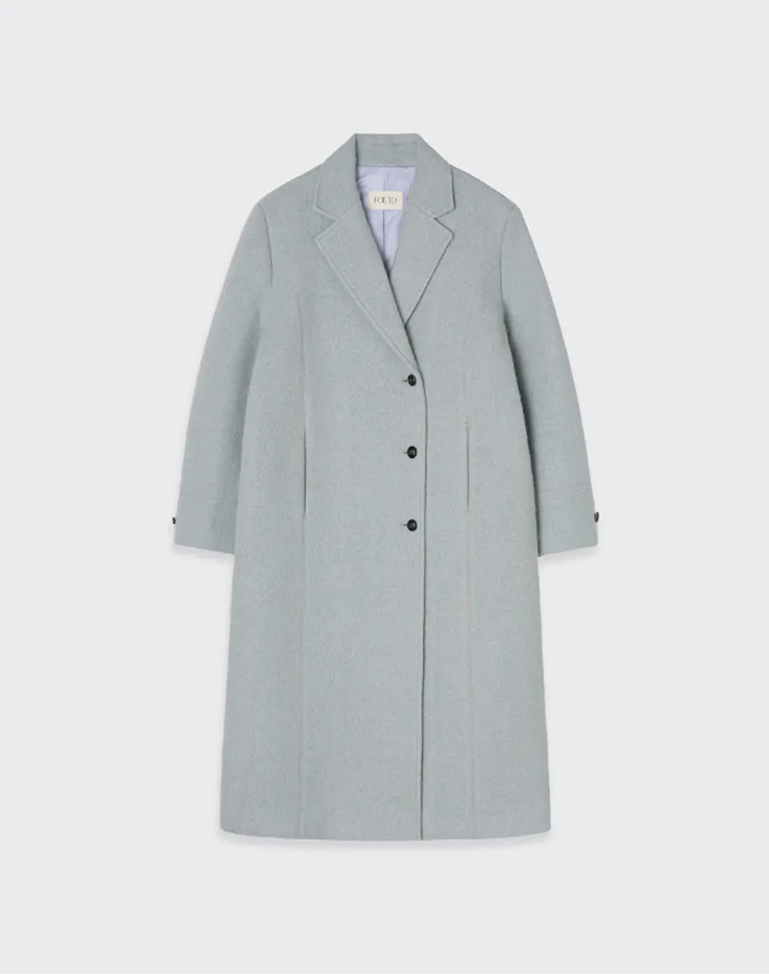 포에토 ALPACA OVER COAT - BLUE  [4th] 상품 이미지 3