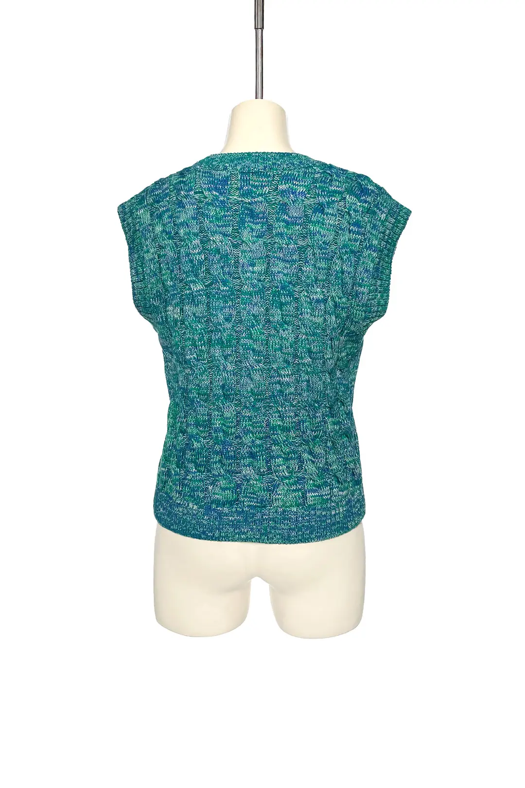 푸쉬버튼 PS25 GREEN CABLE KNIT VEST 상품 이미지 2