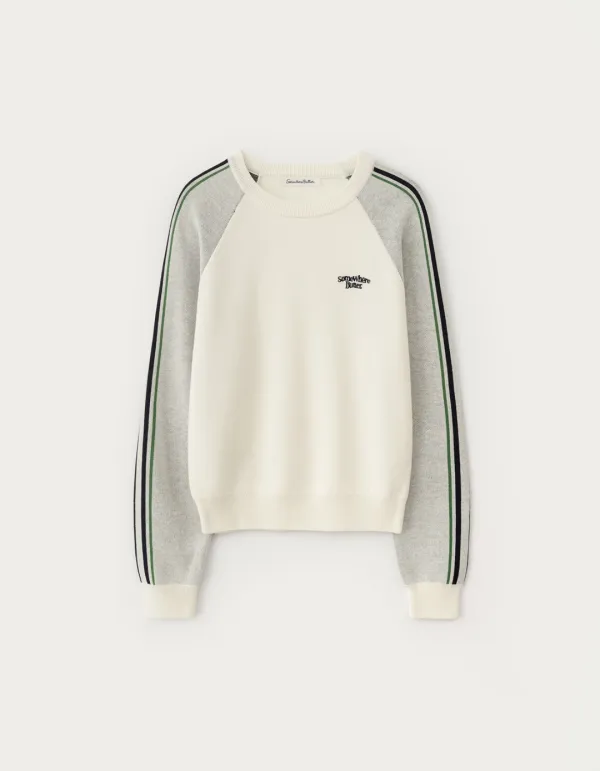 Rokie Small Logo Knit - Ivory