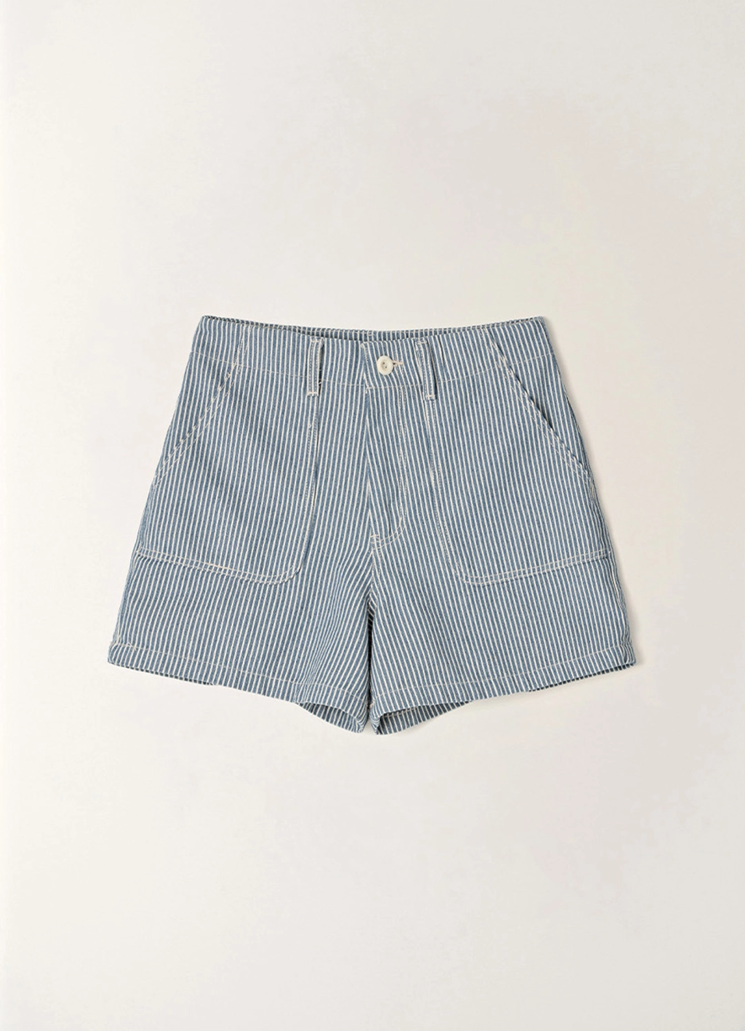 안젤로비안코 Yoko Cotton Shorts_BLUE 상품 이미지 1