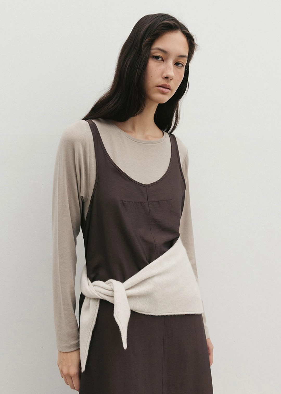 더라이 Boat-neck Wool Top(Beige) 상품 이미지 2