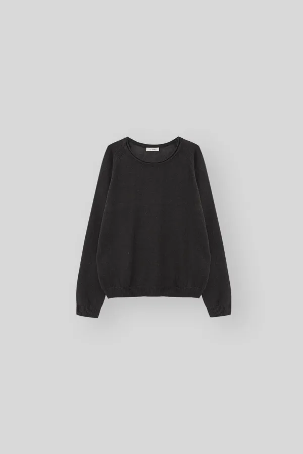 Ood linen r knit (deep charcoal)